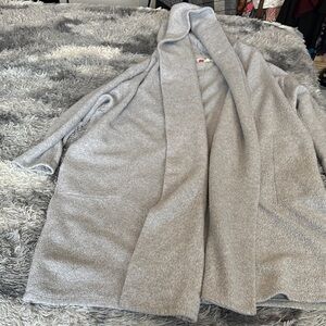 Free People Soft Gray Teddy cardigan/Jacket
